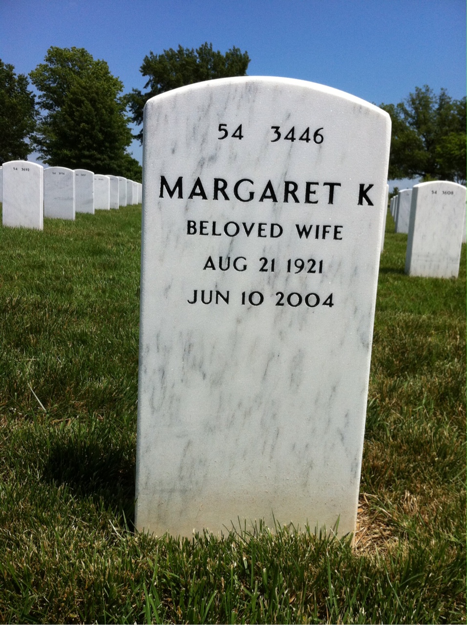 Back of headstone — William R Humphrey