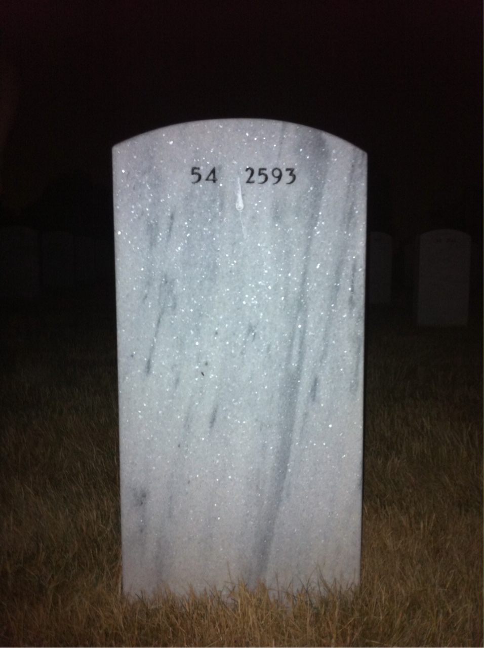 Back of headstone — Joseph Davis
