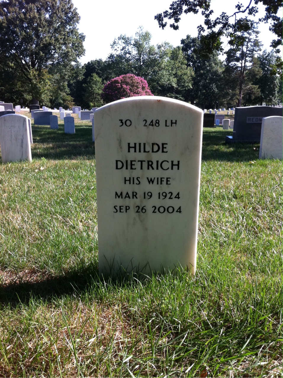 Back of headstone — Charles Owen