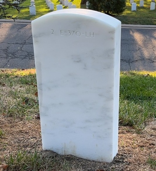 Back of headstone — Merle Arnold