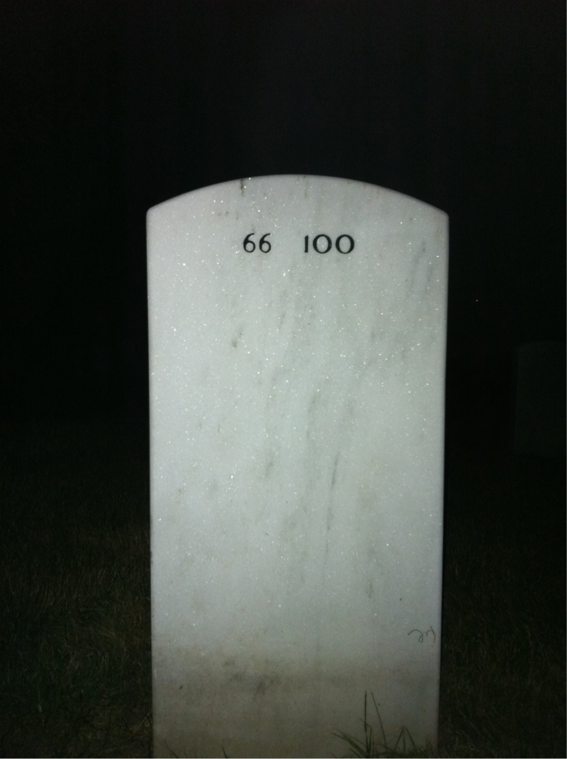 Back of headstone — Taryn Robinson