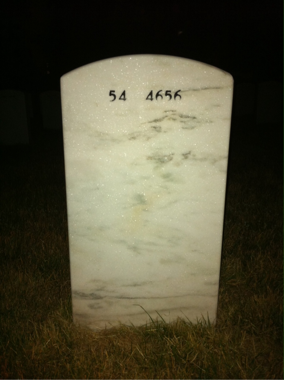 Back of headstone — William Teichgraeber