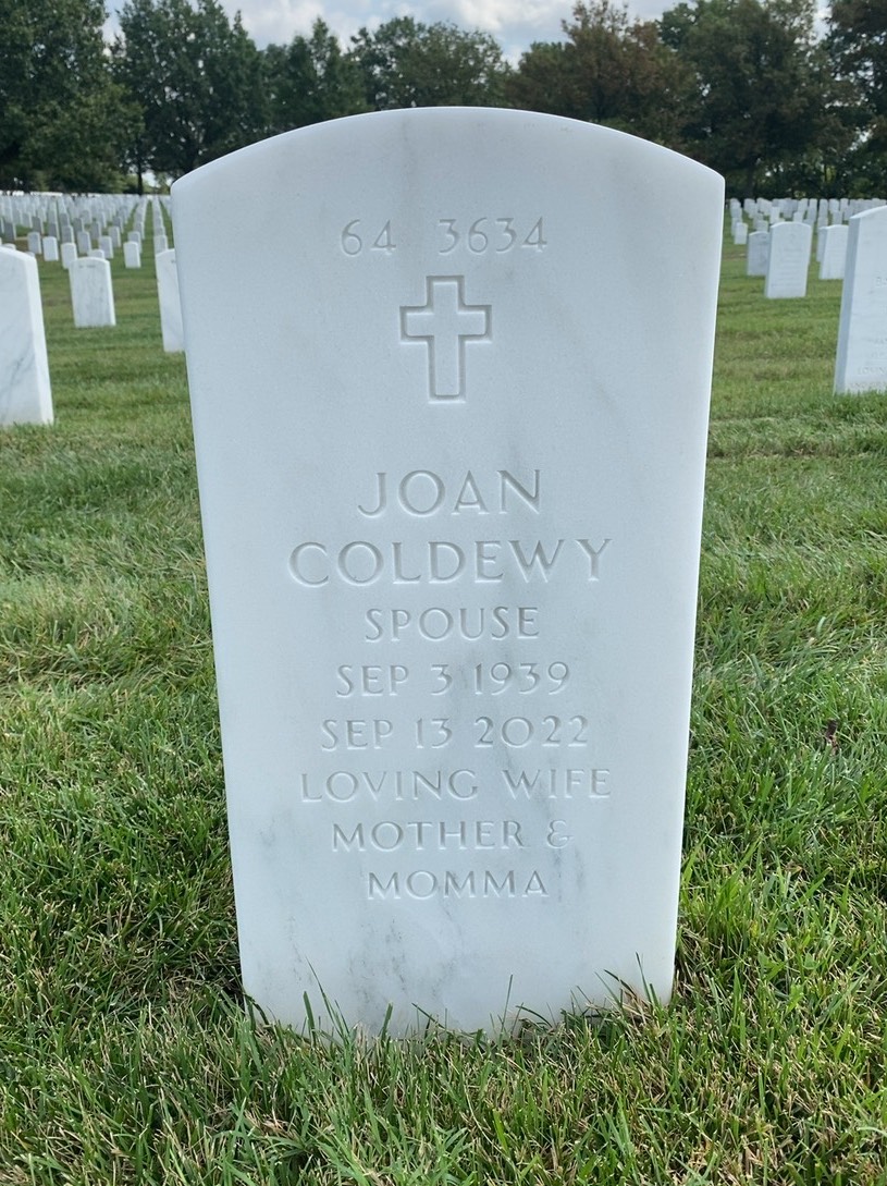 Back of headstone — Joseph Edward Gros