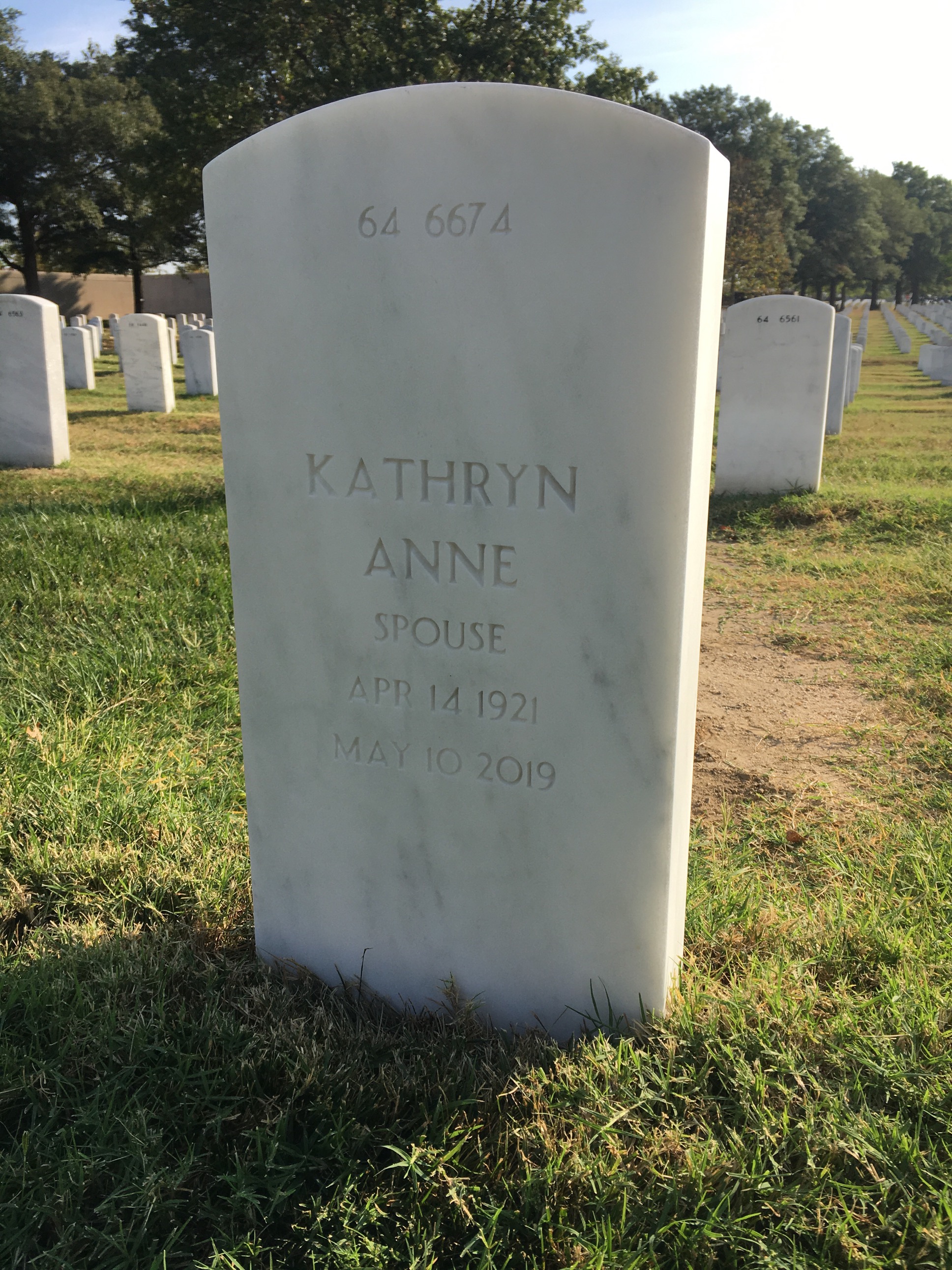 Back of headstone — William Brant