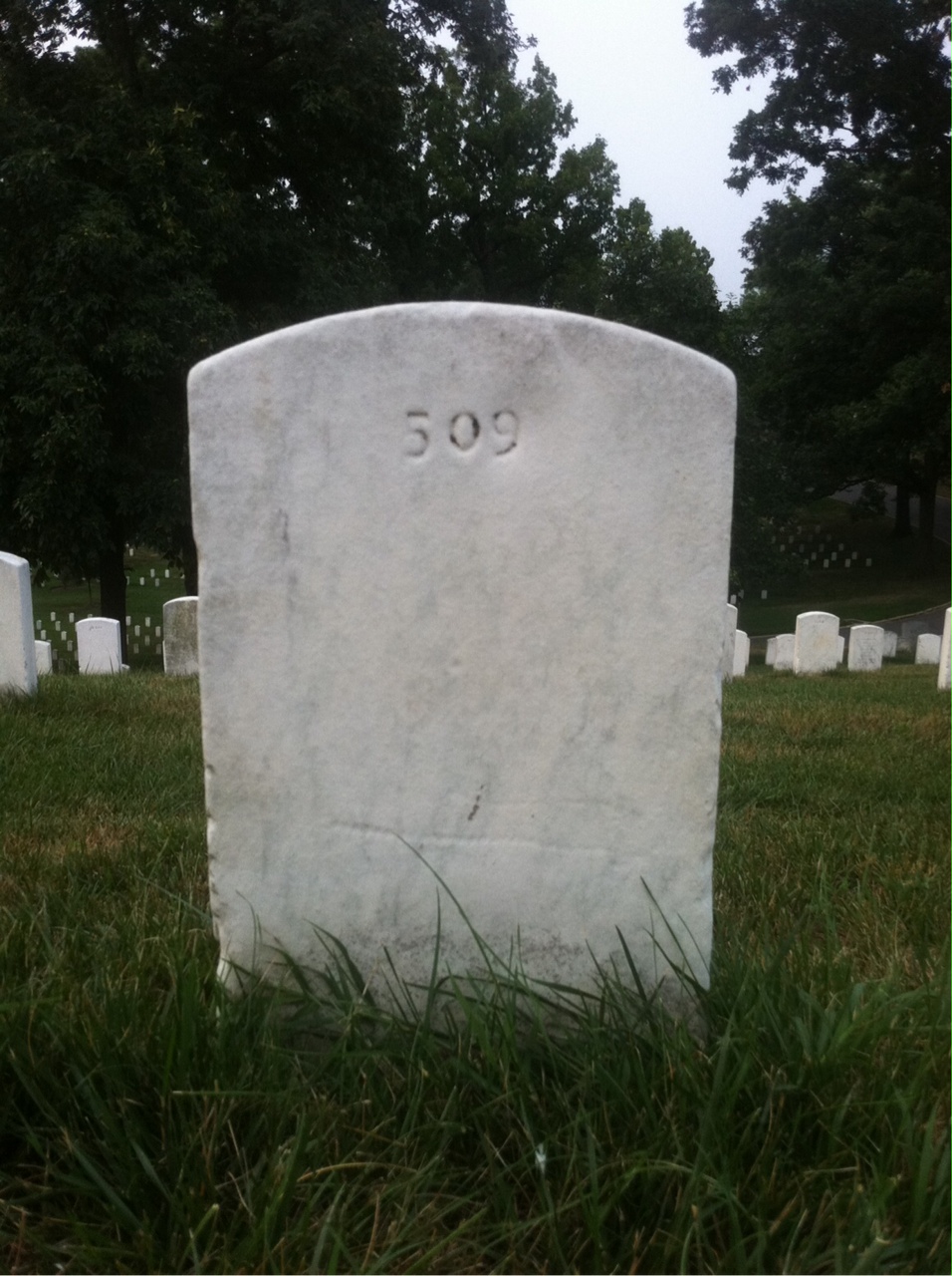 Back of headstone — Alice Montgomery