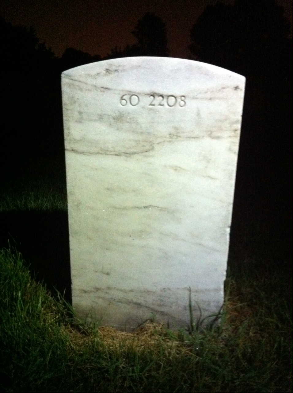 Back of headstone — James Mulcahy