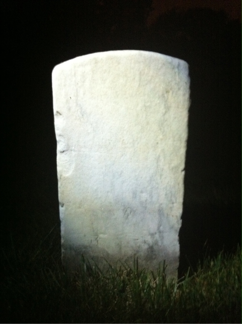 Back of headstone — William Munn