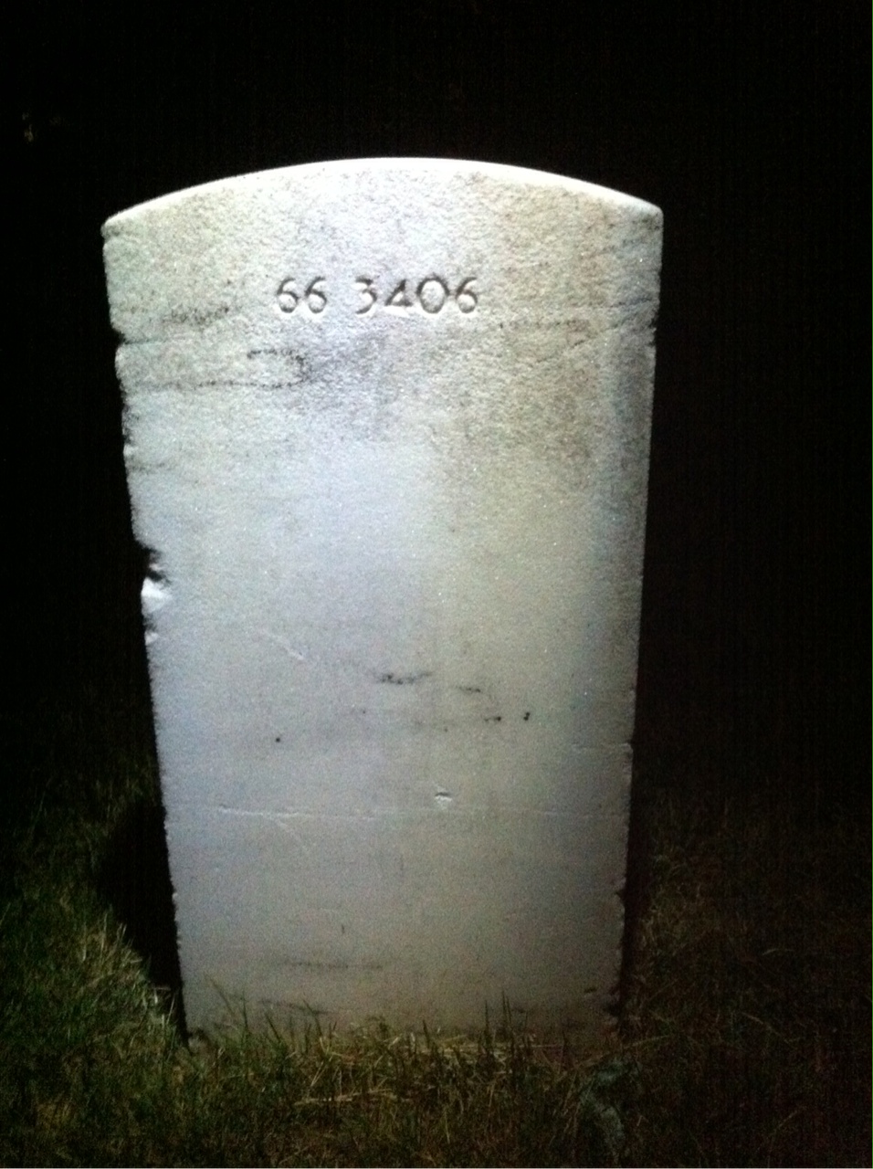 Back of headstone — Charles Murphy
