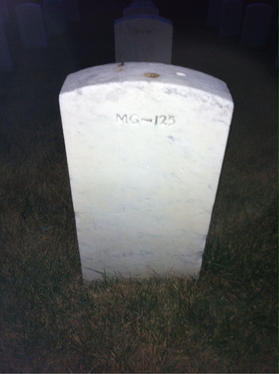 Back of headstone — Joseph Murray
