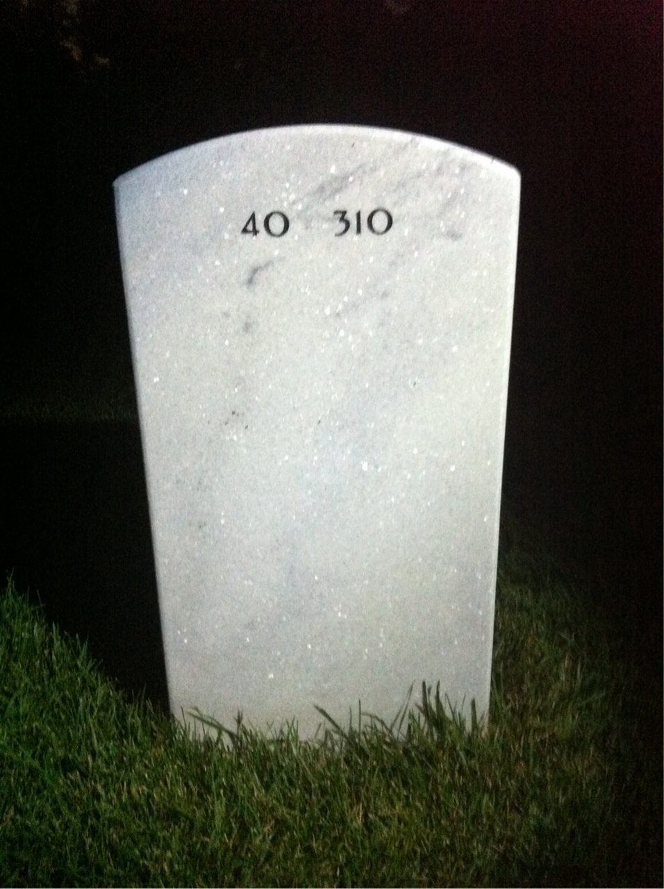 Back of headstone — Maxzeller Thomas