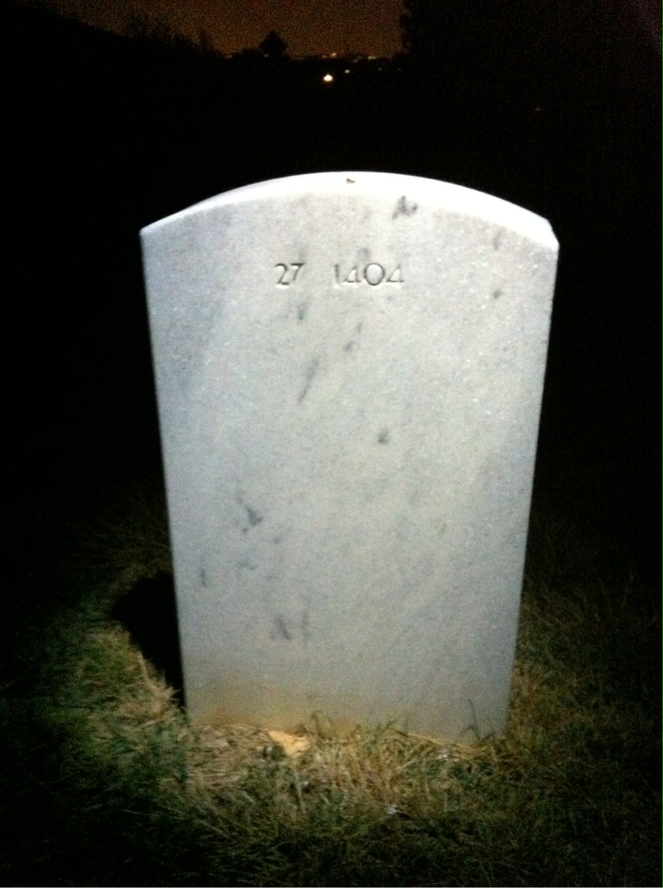 Headstone of Unknown Unknown
