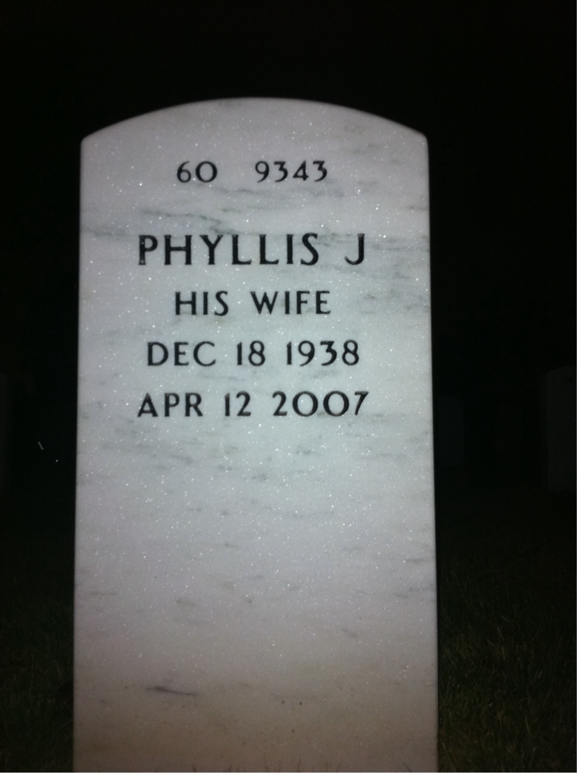 Back of headstone — Thomas Little