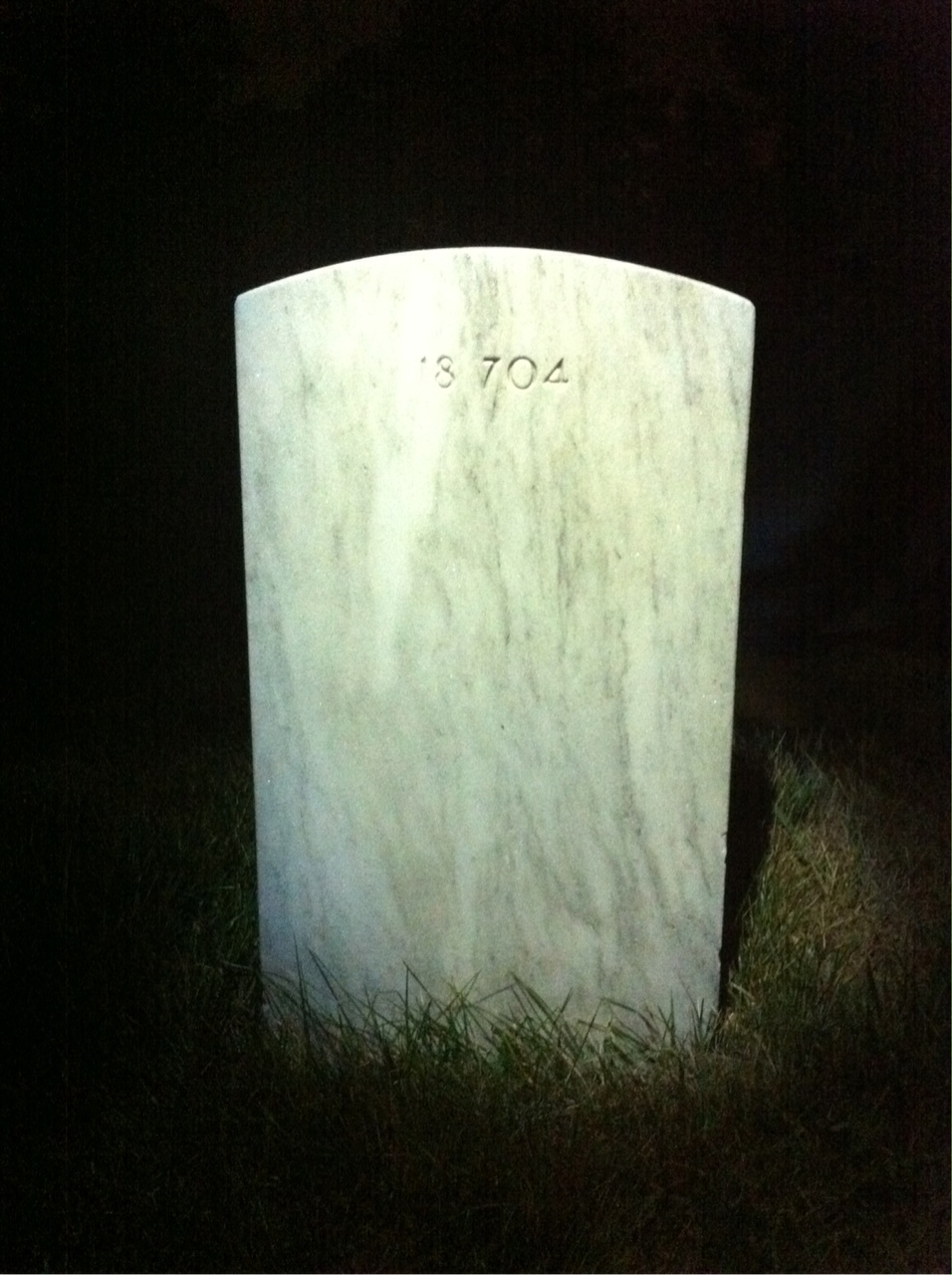 Back of headstone — Phillip Murray
