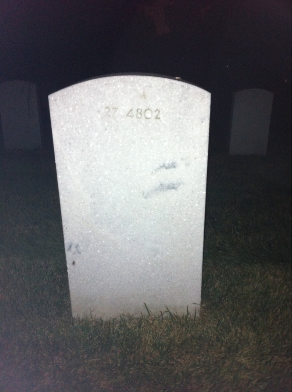 Back of headstone — Not Captured Morris