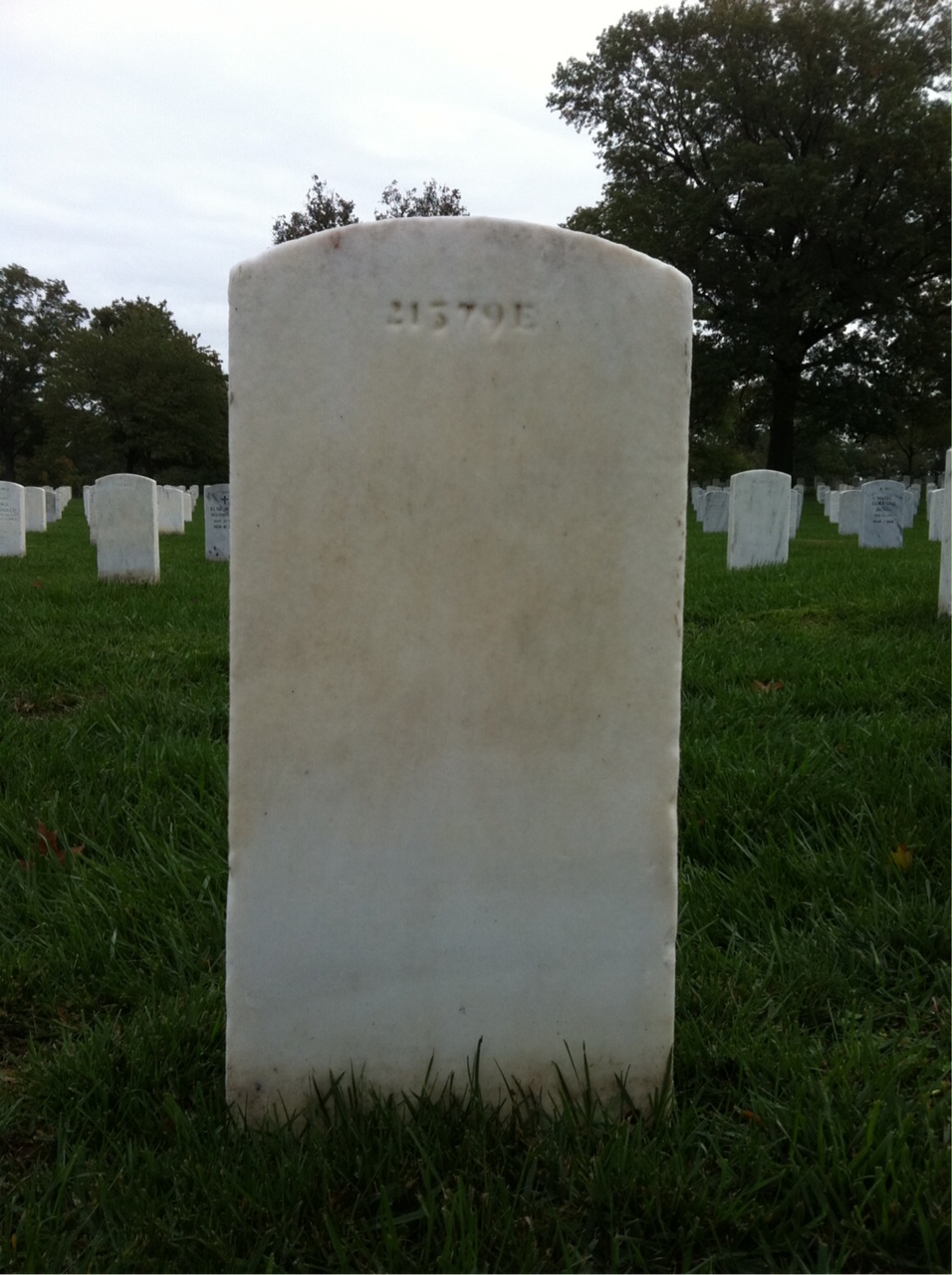 Back of headstone — William Morrill