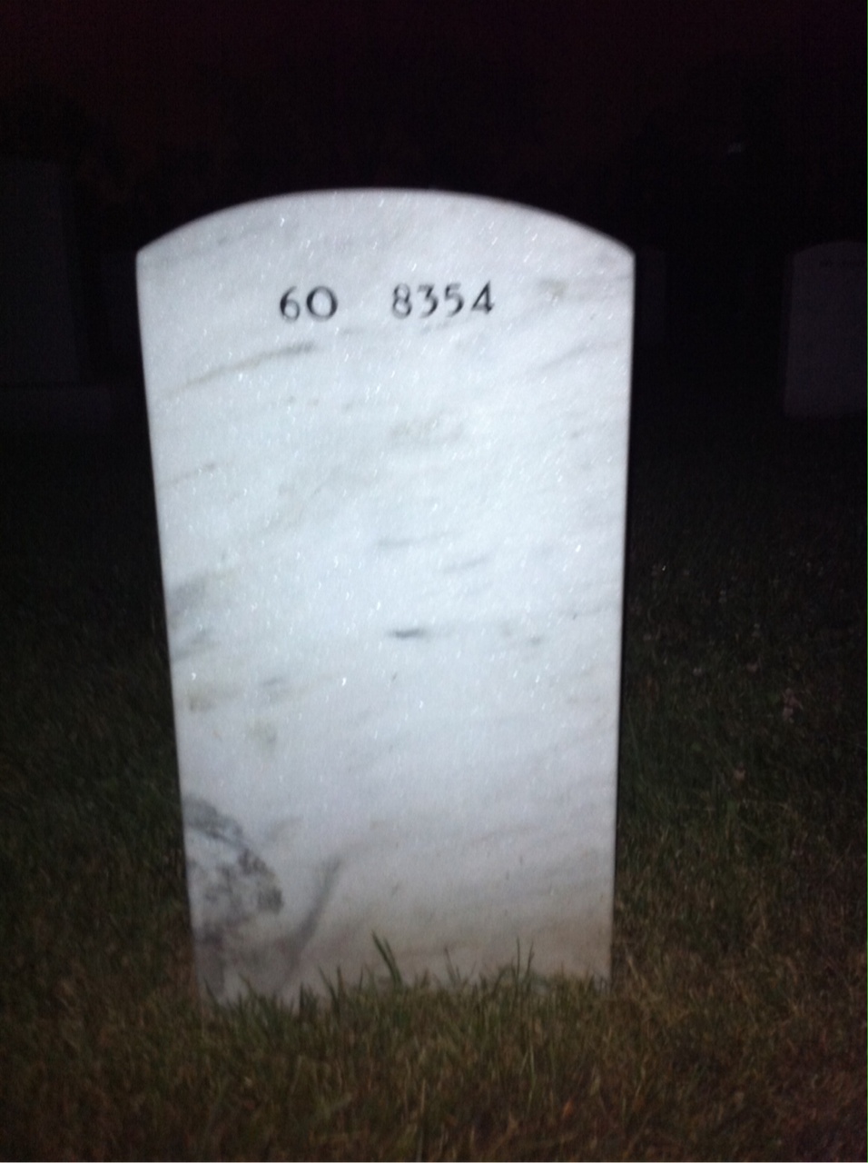 Back of headstone — Elgin Luckenbach