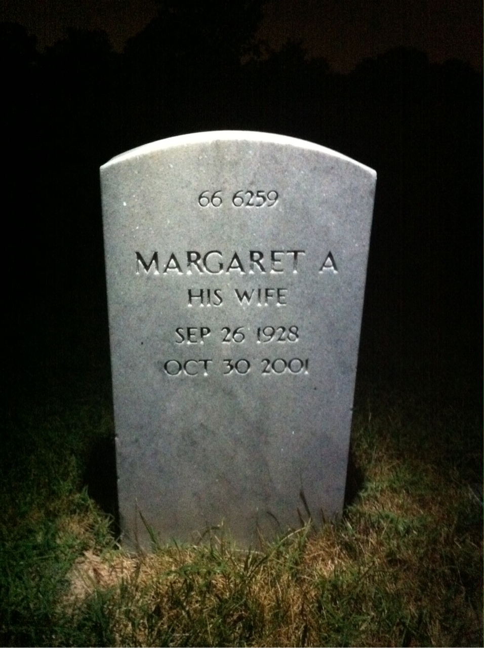Back of headstone — Daniel Morgiewicz