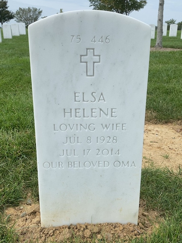 Back of headstone — Ralph Alvarado