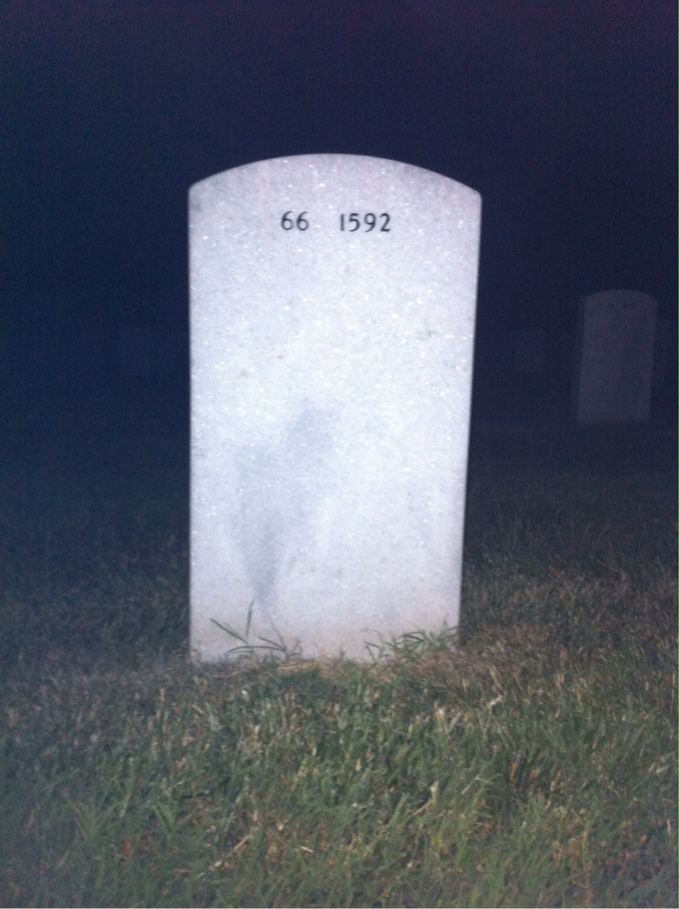 Back of headstone — William Reynolds