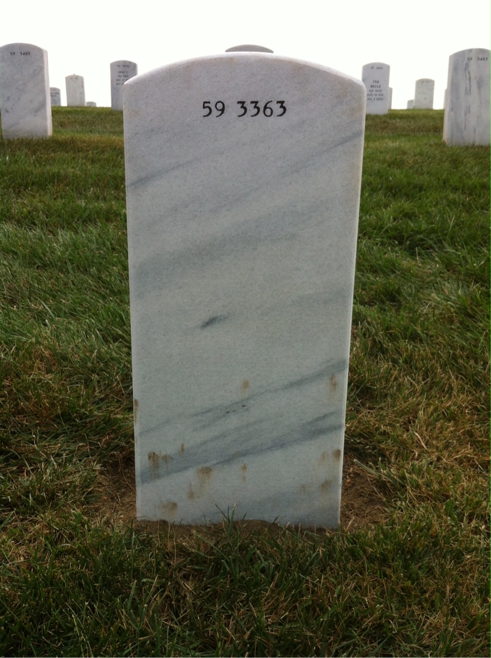 Back of headstone — Thomas Rampenthal
