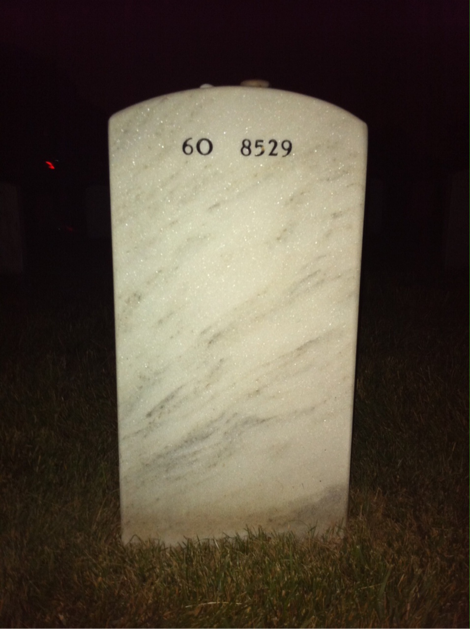 Back of headstone — Jamie Wilson
