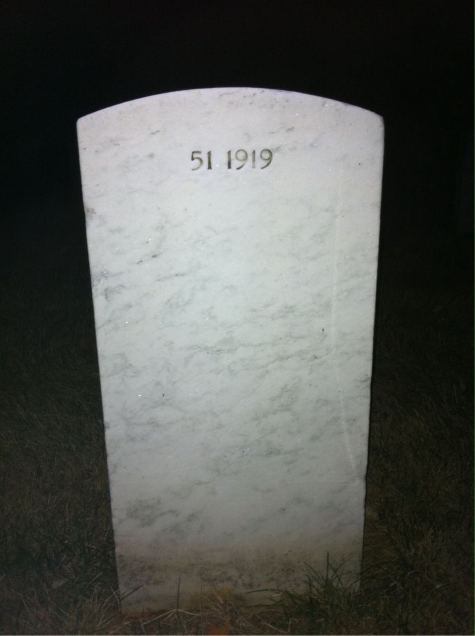 Back of headstone — Lisa Allen