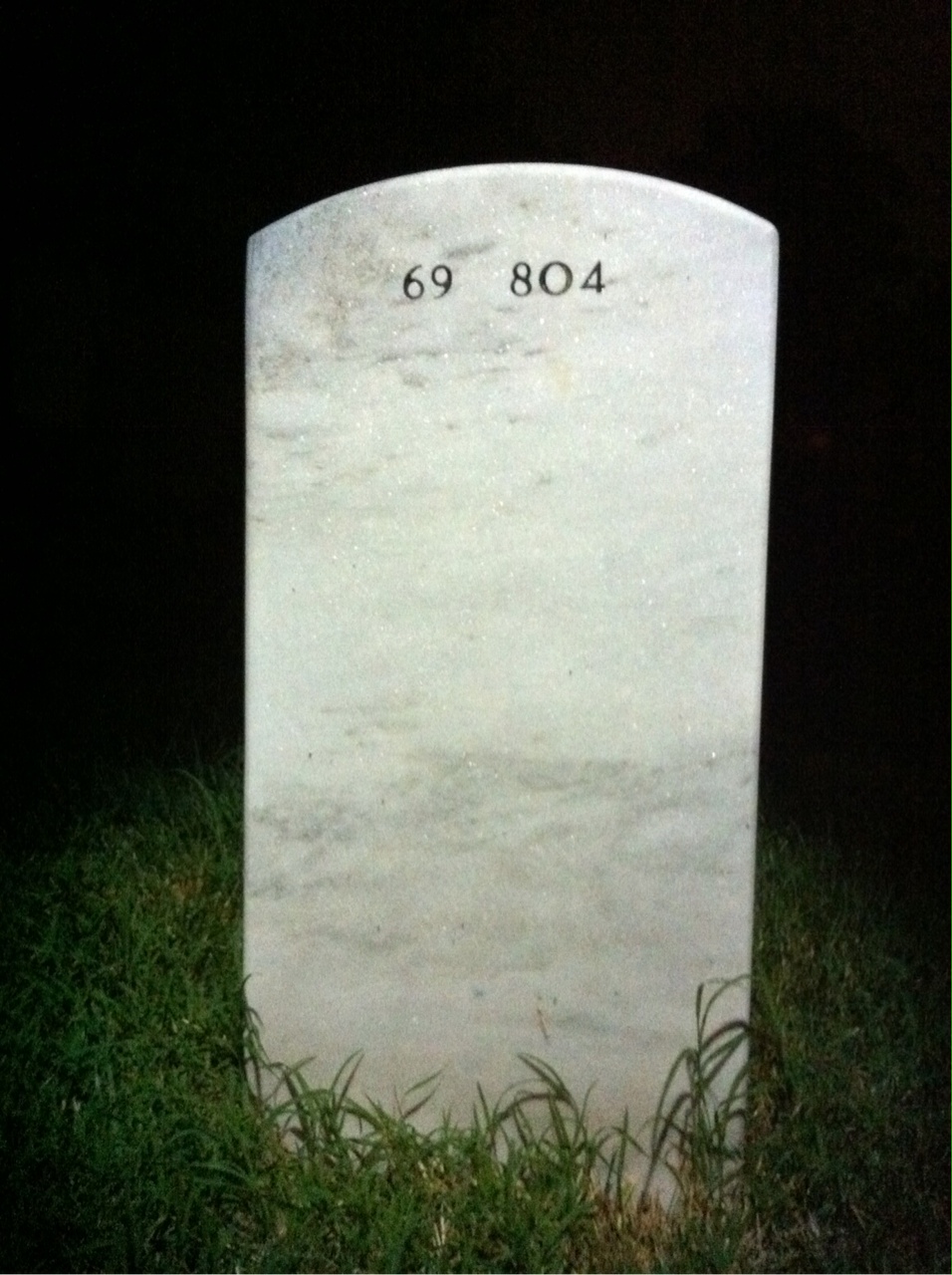 Back of headstone — Carmine Fosco