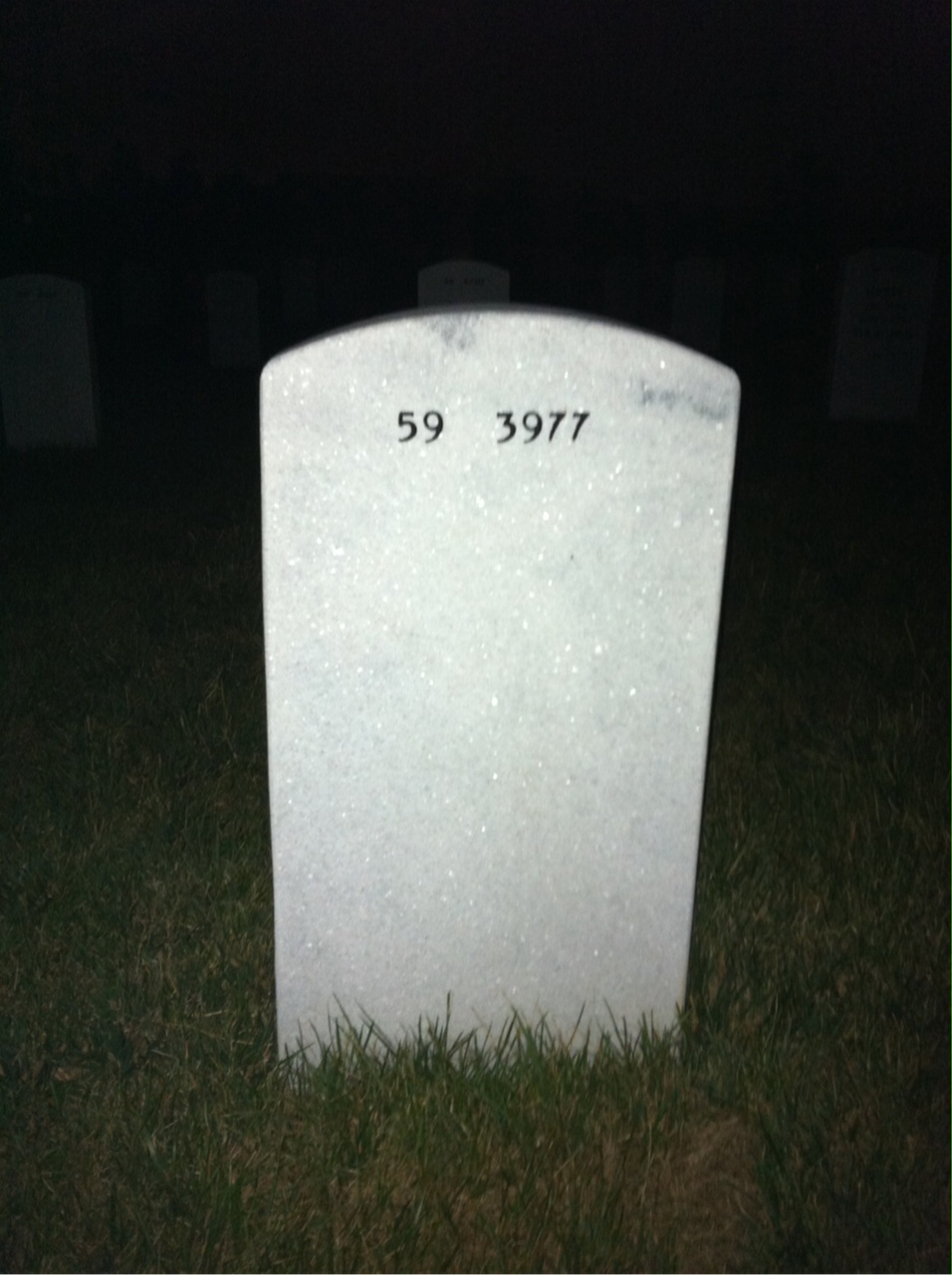 Back of headstone — John Ruiz