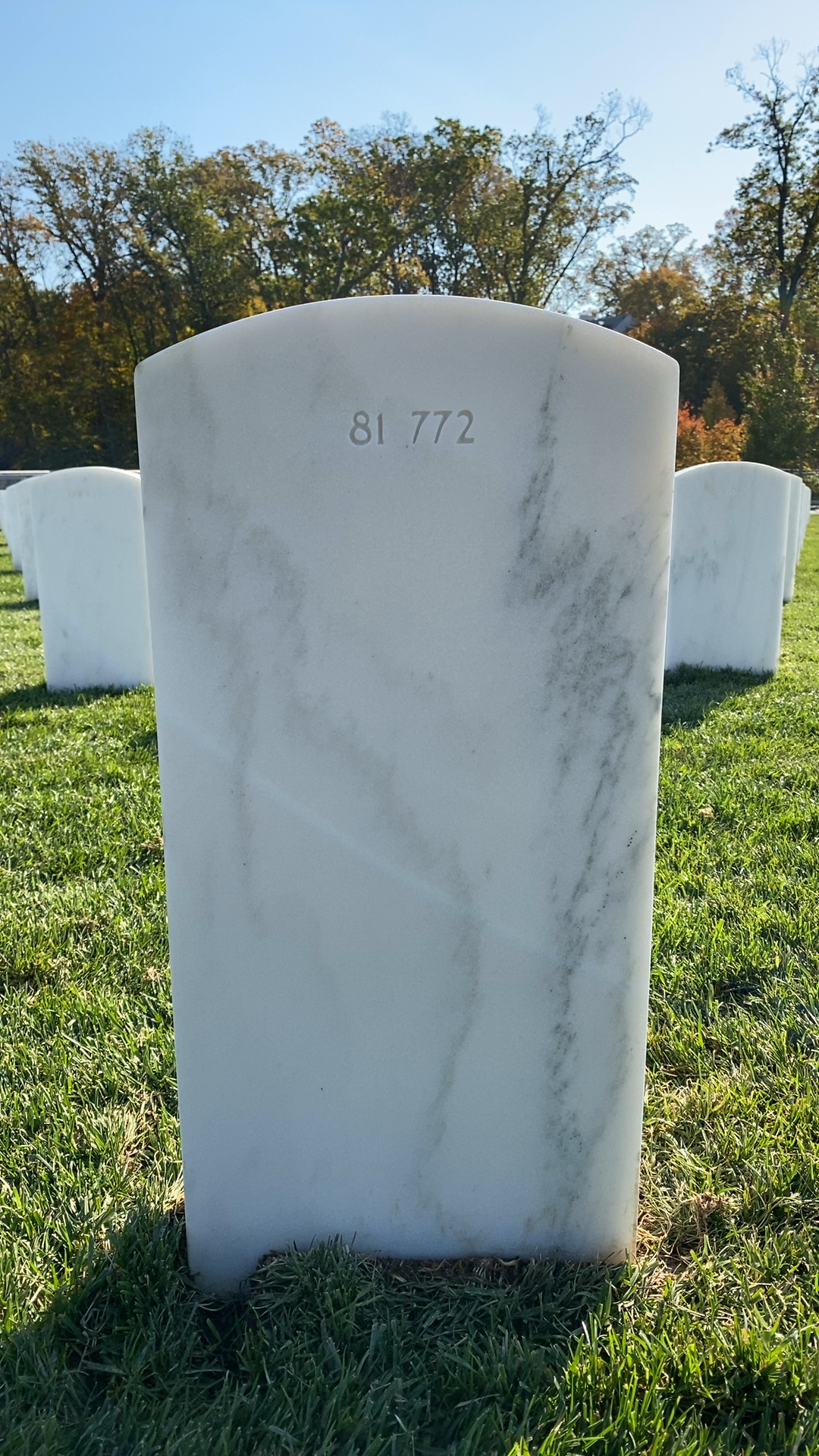 Back of headstone — Sanford Mclaurin