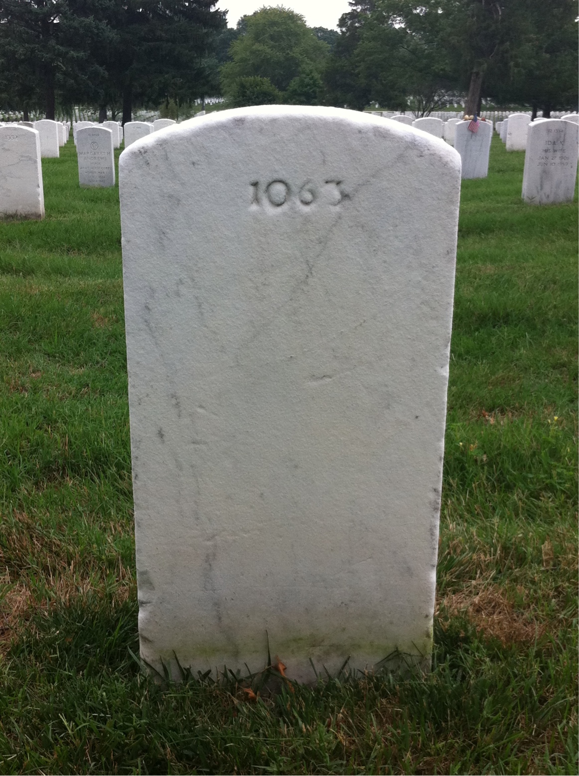 Back of headstone — Joseph Murphy