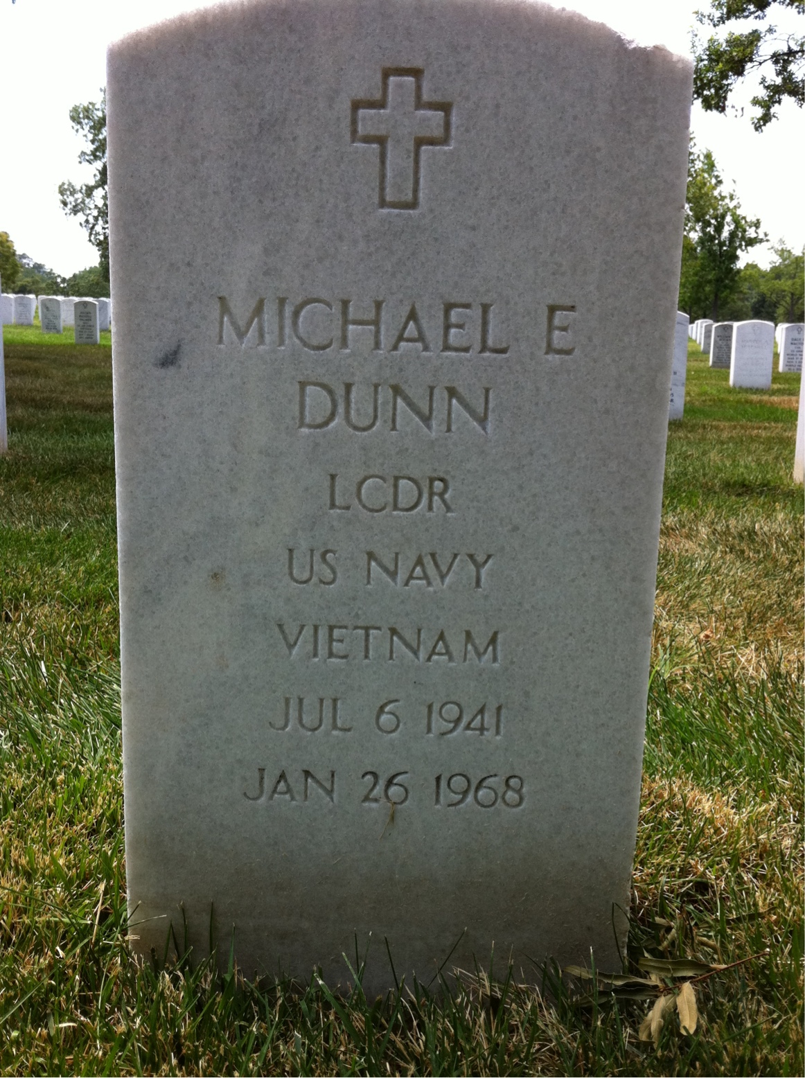 Headstone of Michael Edward Dunn