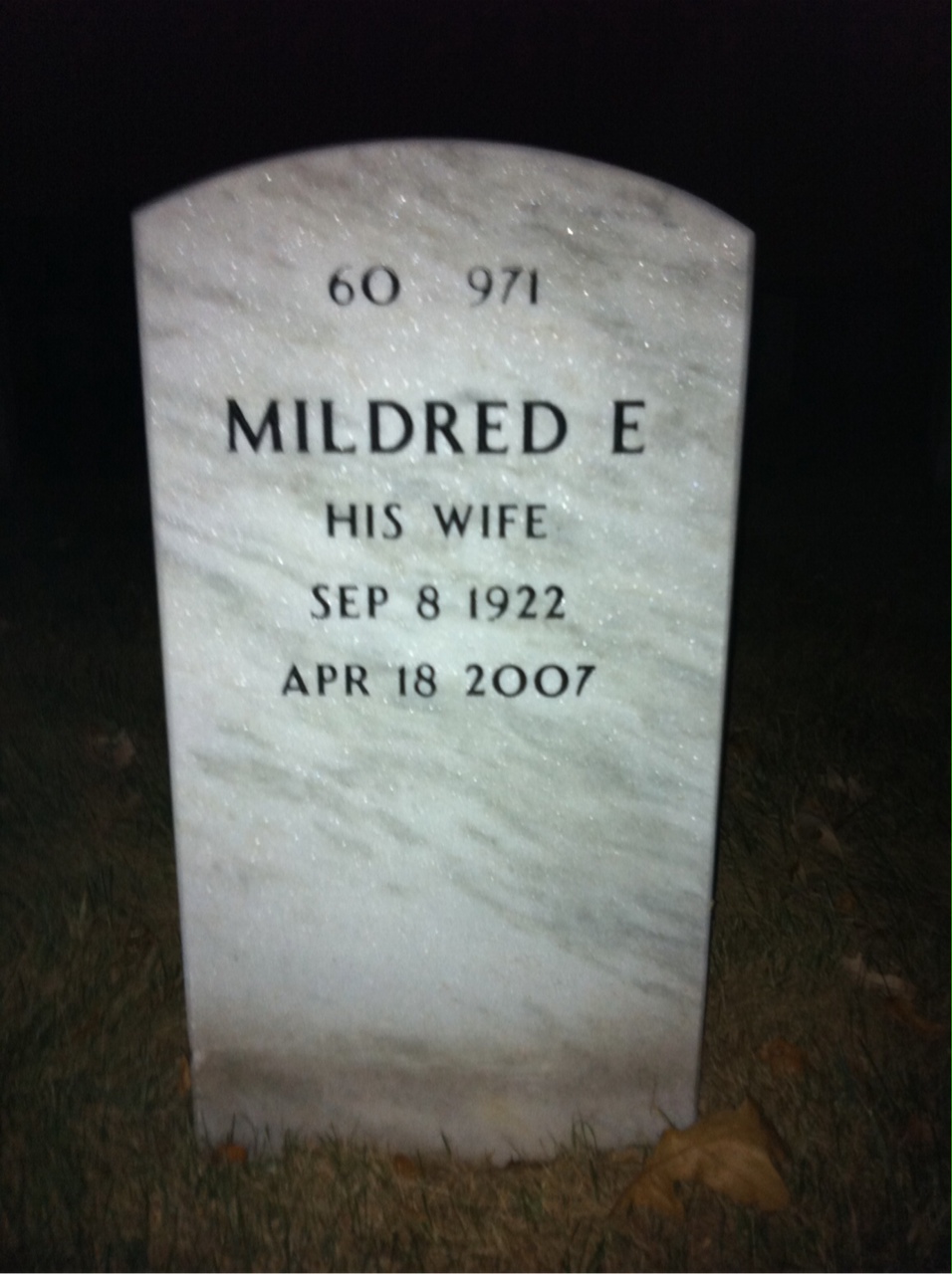 Back of headstone — John Rowan
