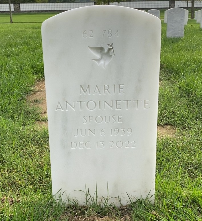 Back of headstone — Richard Crockett