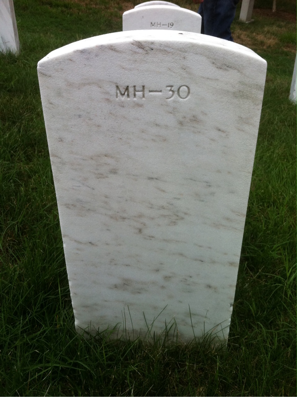 Back of headstone — William Buerk