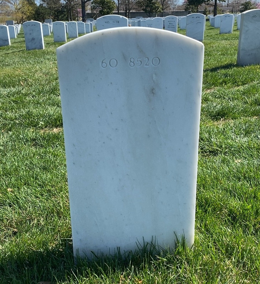 Back of headstone — Troy Gilbert