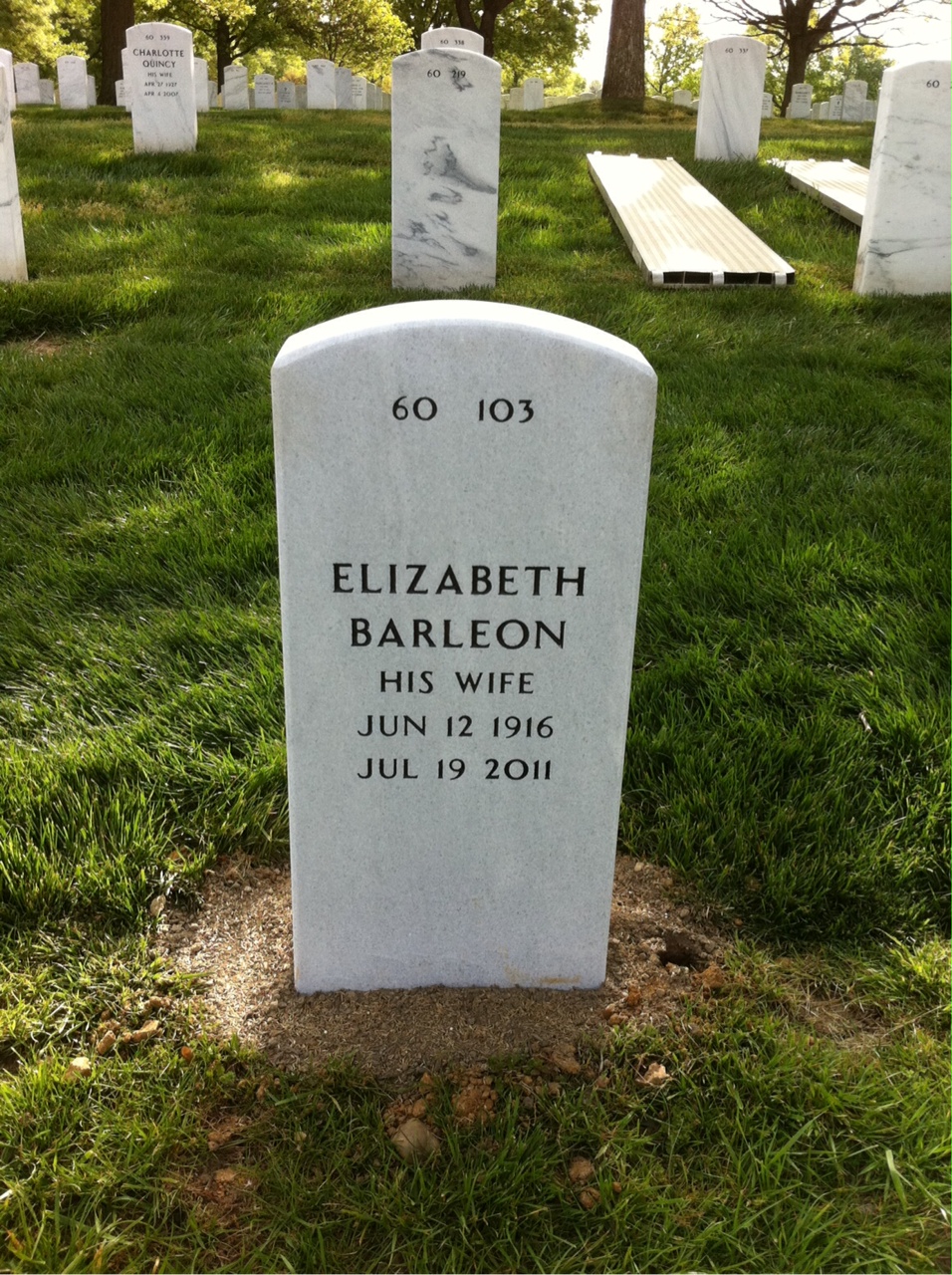 Back of headstone — William Keller