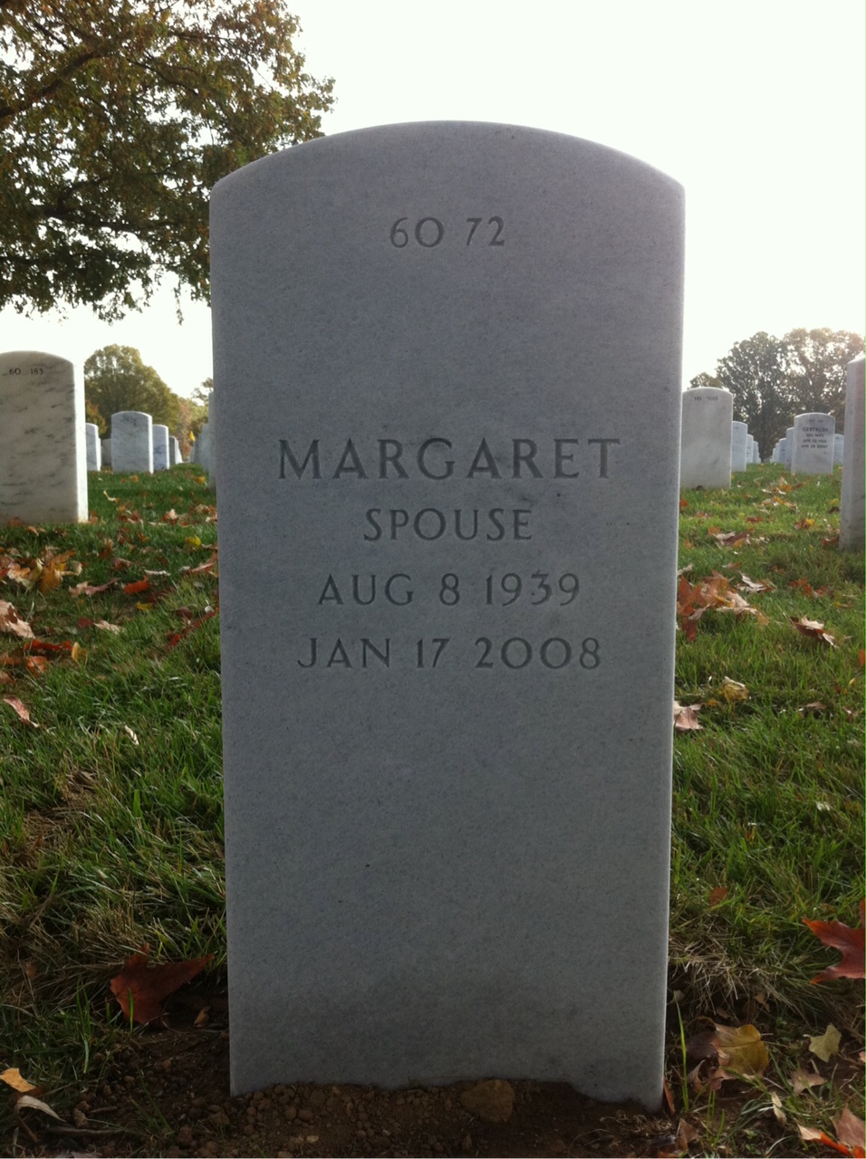 Back of headstone — Kent Webber