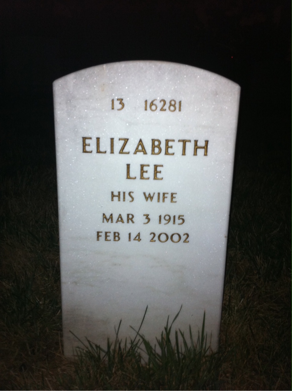 Headstone shared by 2 interments, including Jackson C. Pharris
