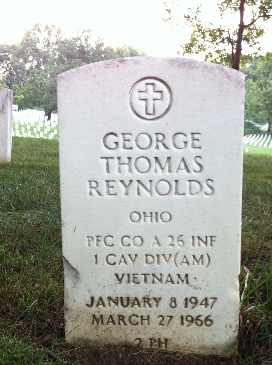 Headstone of George Thomas Reynolds