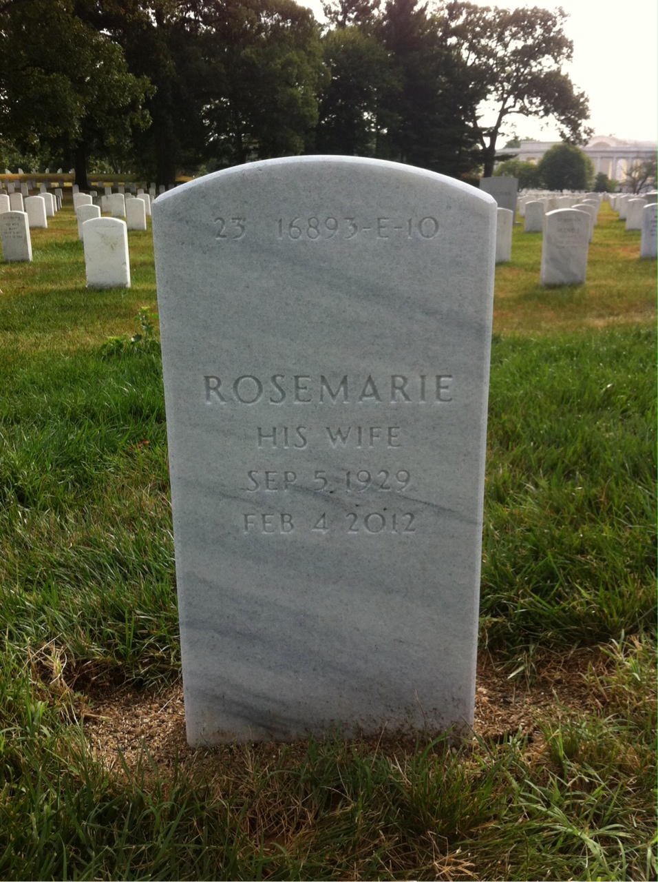 Back of headstone — Louis Arczynski