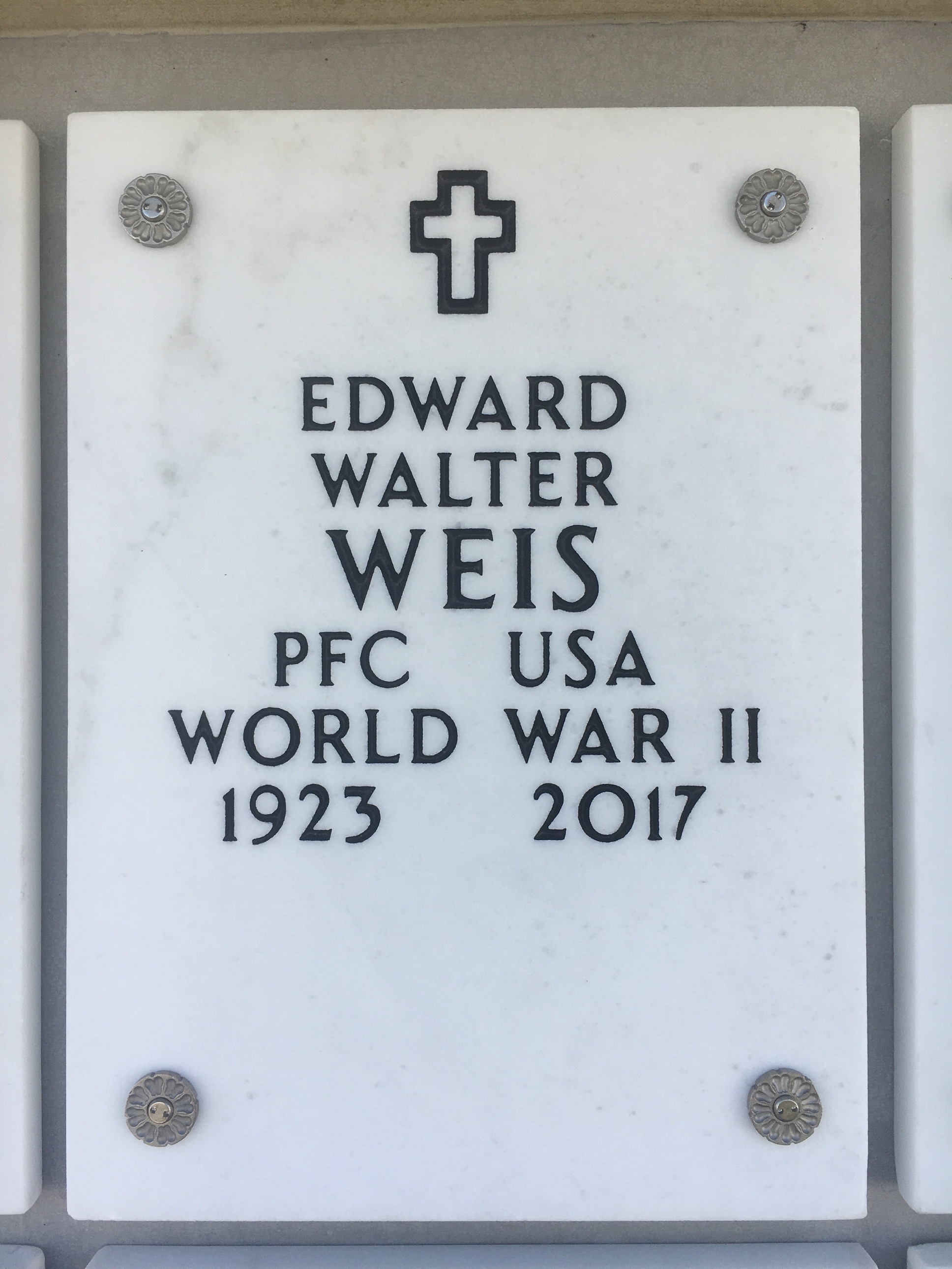 Edward W Weis
