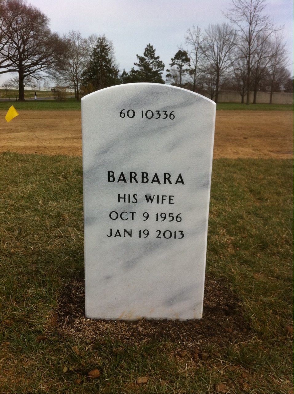 Back of headstone — Tyrone Moore