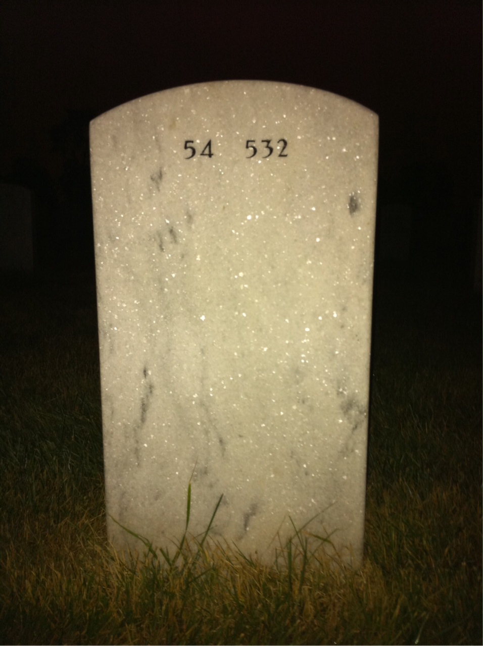 Back of headstone — Marjorie Delahanty