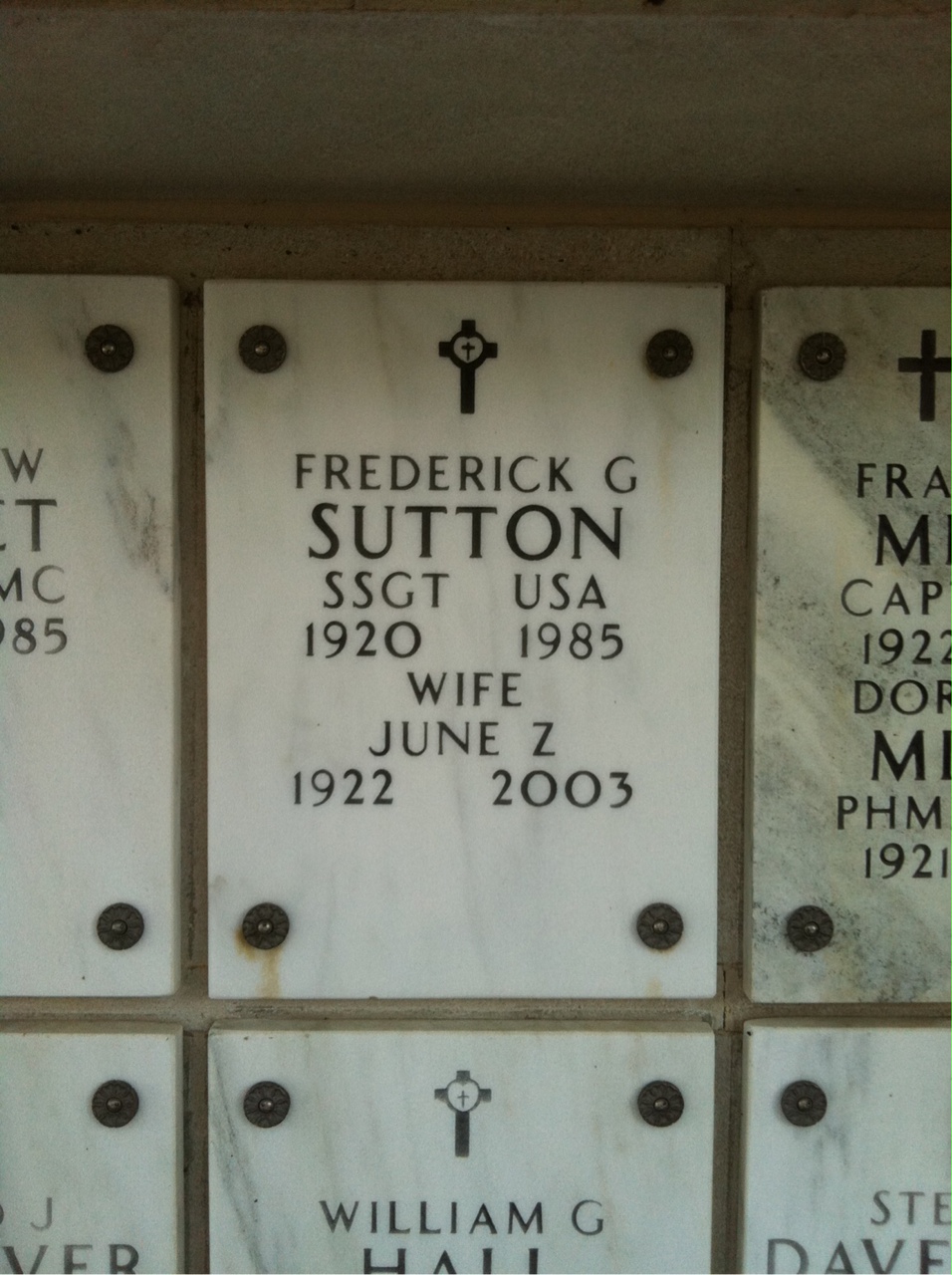 Frederick G Sutton