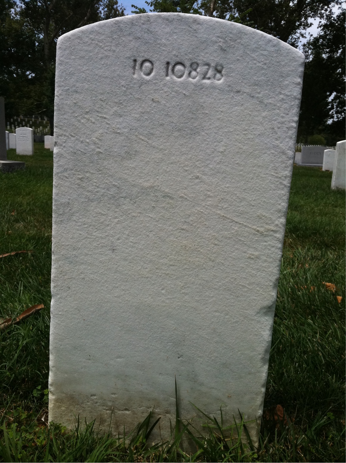 Back of headstone — Jessica Berdich