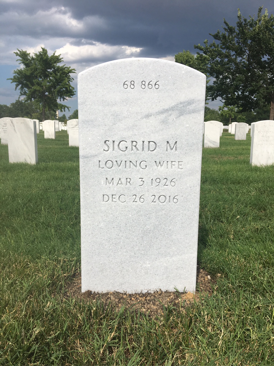 Back of headstone — John Randazzo
