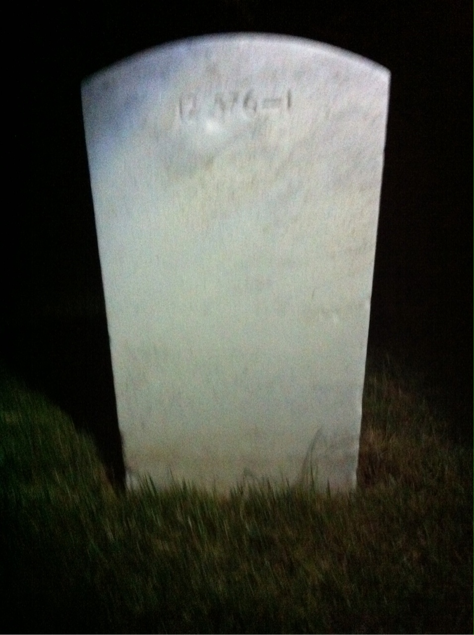 Back of headstone — Stanley L Tibbs