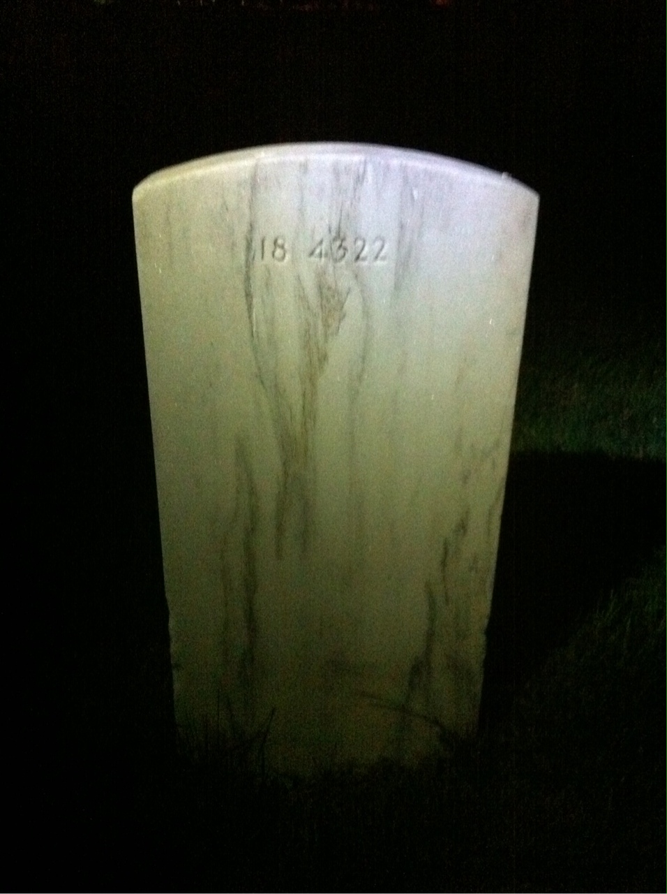 Back of headstone — Joseph Muhvich
