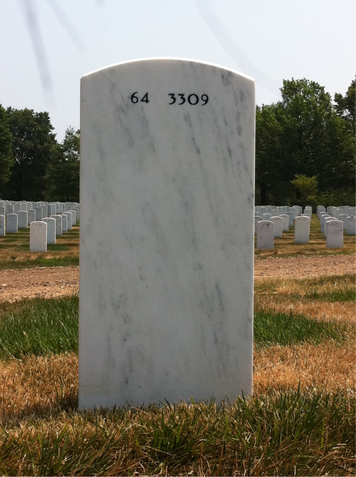 Back of headstone — Thomas Middleton