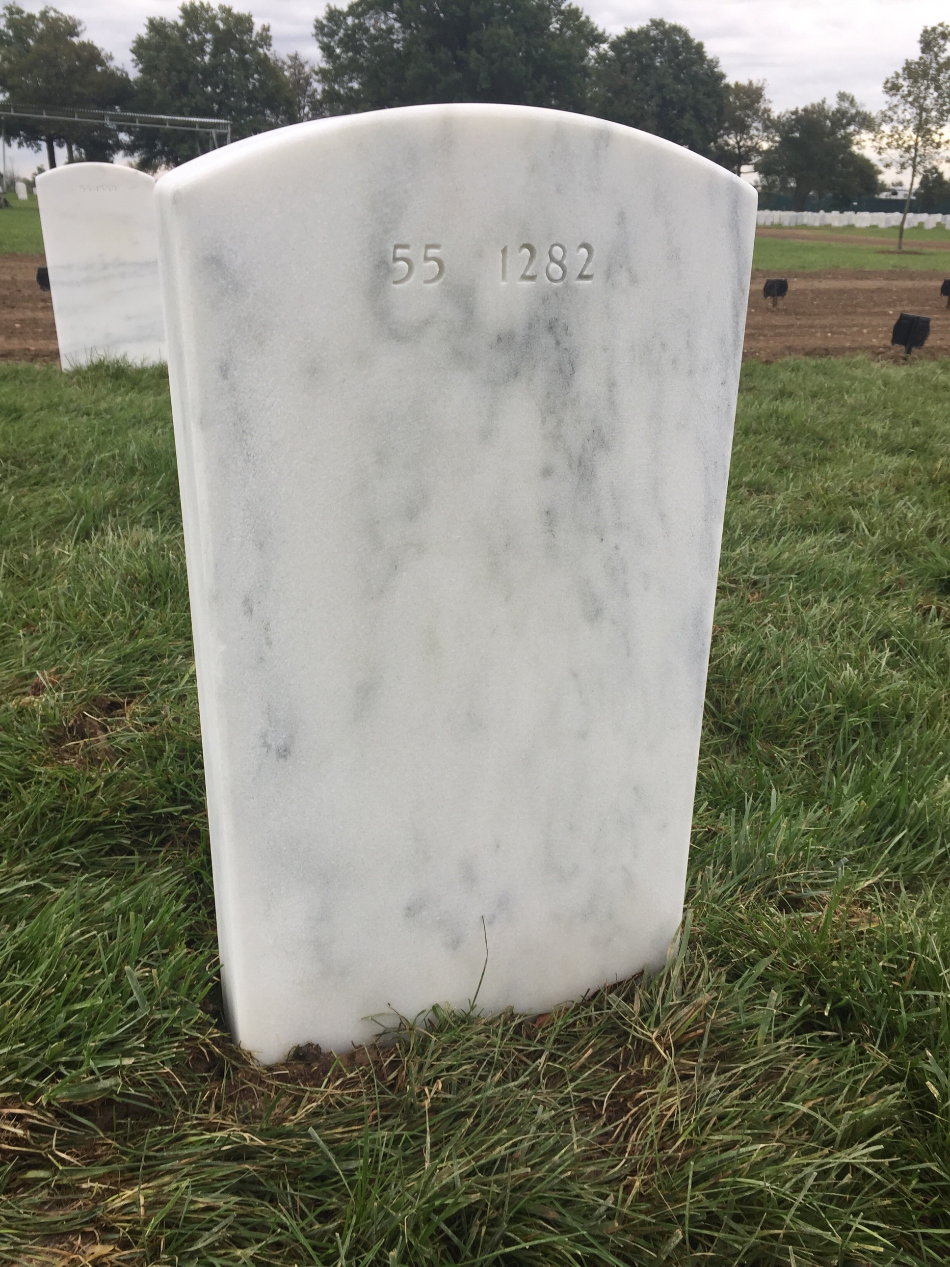 Back of headstone — Todd M Parisi
